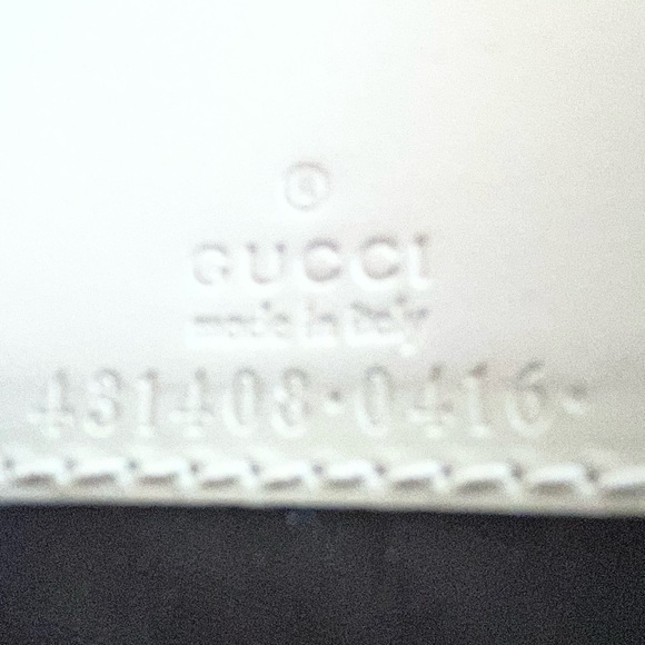 Gucci Signature White Guccissima Bow Wallet on Chain WOC Shoulder Crossbody Bag - Picture 9 of 16